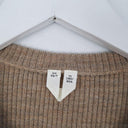 Arket Mocha Fitted Crew Neck Staple Jumper Size XS by SwapUp-Online Second Hand Store-Online Thrift Store