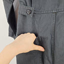 Alex Mill Charcoal Herringbone Sturdy Cotton Jumpsuit Size S by SwapUp-Online Second Hand Store-Online Thrift Store
