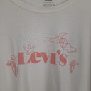 Levi's Pink Logo Relaxed Fit Top Size 10 by SwapUp-Online Second Hand Store-Online Thrift Store