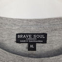 Brave Soul Grey Marl Capsule Long Sleeve Top Size XL by SwapUp-Online Second Hand Store-Online Thrift Store