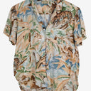 Utility Wear Tiger Tropical Pattern Collared Shirt Size 8 by SwapUp-Online Second Hand Store-Online Thrift Store