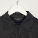 Paul Costelloe Silk Blend Classy Black Collared Shirt Size 12 by SwapUp-Online Second Hand Store-Online Thrift Store