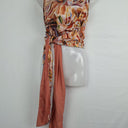 Kuwaii Painted Tied Wrap Top Size 14 by SwapUp-Online Second Hand Store-Online Thrift Store