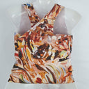 Kuwaii Painted Tied Wrap Top Size 14 by SwapUp-Online Second Hand Store-Online Thrift Store