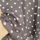 Witchery Chocolate Spotted Everyday Blouse Size 12 by SwapUp-Online Second Hand Store-Online Thrift Store