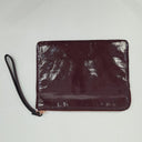 Mimco Burgundy Patent Leather Wristlet Size None by SwapUp-Online Second Hand Store-Online Thrift Store
