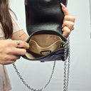 Coccinelle Silver Trimmed Small Crossbody Bag Size None by SwapUp-Online Second Hand Store-Online Thrift Store