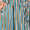 Boom Shankar Lightweight Orange Pinstripe Pants Size 12 by SwapUp-Online Second Hand Store-Online Thrift Store