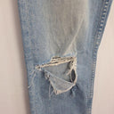 Mother Superior Light Wash Distressed Denim Jeans Size 8 by SwapUp-Online Second Hand Store-Online Thrift Store