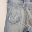 Mother Superior Light Wash Distressed Denim Jeans Size 8 by SwapUp-Online Second Hand Store-Online Thrift Store