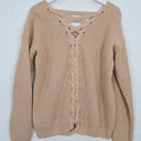 Miracle Wool Blend Lace Up Back Jumper Size S/M by SwapUp-Online Second Hand Store-Online Thrift Store