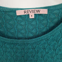 Review Jade Patterned Slim Fit Jumper Size 6 by SwapUp-Online Second Hand Store-Online Thrift Store