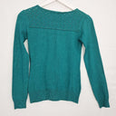 Review Jade Patterned Slim Fit Jumper Size 6 by SwapUp-Online Second Hand Store-Online Thrift Store