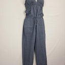 Witchery Free Spirited Dusty Blue Halter Neck Jumpsuit Size 6 by SwapUp-Online Second Hand Store-Online Thrift Store