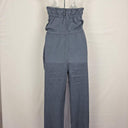 Witchery Free Spirited Dusty Blue Halter Neck Jumpsuit Size 6 by SwapUp-Online Second Hand Store-Online Thrift Store