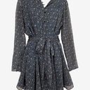 The East Order Pretty Navy Tied Floral Mini Dress Size M by SwapUp-Online Second Hand Store-Online Thrift Store