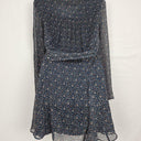 The East Order Pretty Navy Tied Floral Mini Dress Size M by SwapUp-Online Second Hand Store-Online Thrift Store