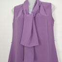 Hugo Boss Elegant Lilac Tied Neck Midi Dress Size S by SwapUp-Online Second Hand Store-Online Thrift Store