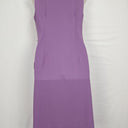 Hugo Boss Elegant Lilac Tied Neck Midi Dress Size S by SwapUp-Online Second Hand Store-Online Thrift Store