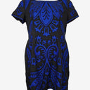 French Connection Intricate Beaded Blue Midi Dress Size 16 by SwapUp-Online Second Hand Store-Online Thrift Store
