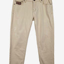 LTB Cream Copper Studded Detail Boyfriend Jeans Size 12 by SwapUp-Online Second Hand Store-Online Thrift Store