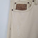 LTB Cream Copper Studded Detail Boyfriend Jeans Size 12 by SwapUp-Online Second Hand Store-Online Thrift Store