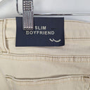 LTB Cream Copper Studded Detail Boyfriend Jeans Size 12 by SwapUp-Online Second Hand Store-Online Thrift Store