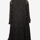 Ganni Elegant Polka Dot Mock Neck Dress Size 12 by SwapUp-Online Second Hand Store-Online Thrift Store