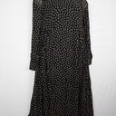 Ganni Elegant Polka Dot Mock Neck Dress Size 12 by SwapUp-Online Second Hand Store-Online Thrift Store