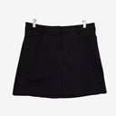 Saba Sleek Black Cotton Mini Skirt Size 14 by SwapUp-Online Second Hand Store-Online Thrift Store