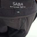 Saba Sleek Black Cotton Mini Skirt Size 14 by SwapUp-Online Second Hand Store-Online Thrift Store