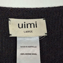 Uimi Merino Wool Knit Long Sleeve Jumper Size L by SwapUp-Online Second Hand Store-Online Thrift Store
