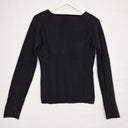 Autre Ton Soft Black Long Sleeve Top Size S by SwapUp-Online Second Hand Store-Online Thrift Store