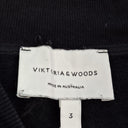 Viktoria & Woods Relaxed Black Logo Jumper Size 12 by SwapUp-Online Second Hand Store-Online Thrift Store