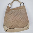 Oroton Cream Leather Hobo Style Bag Size None by SwapUp-Online Second Hand Store-Online Thrift Store