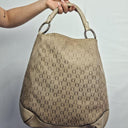 Oroton Cream Leather Hobo Style Bag Size None by SwapUp-Online Second Hand Store-Online Thrift Store