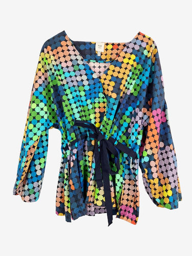 Elk Colourful Spotted Geometric Top Size 20