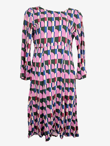 Mister Zimi Playful Geometric Maxi Dress Size 12