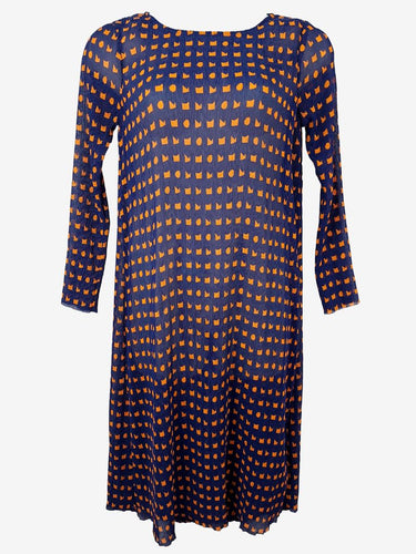 Elk Sheer Crinkle Midi Dress Size 8
