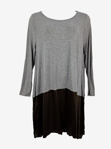 Elk Tobacco & Grey Panel Maxi Dress Size XL