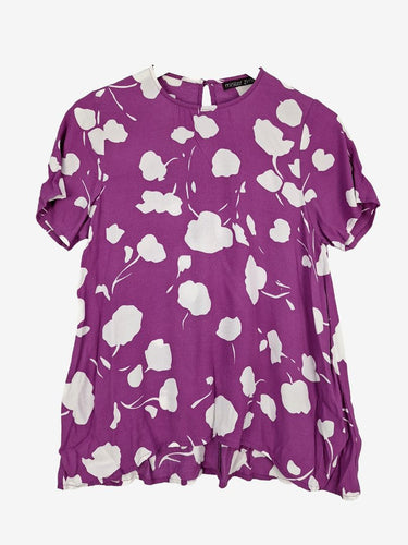 Mister Zimi Violet Silhouette Top Size 6