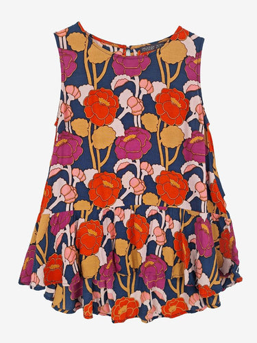 Mister Zimi Dazzling Spring Peony Top Size 6