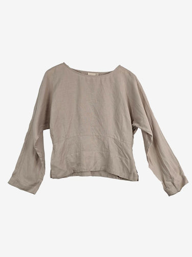 Elk Classy Structured Linen Top Size 10
