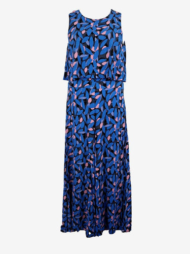 Mister Zimi Leaf Patterned Relaxed Jumpsuit Size 14