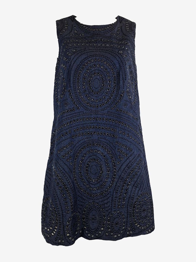 gorman denim dress Fleur Embroidered Denim Dress US