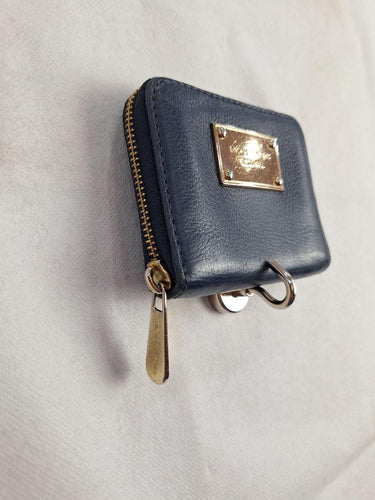 Michael Kors Navy Small Zip up Wallet Size None by SwapUp-Online Second Hand Store-Online Thrift Store