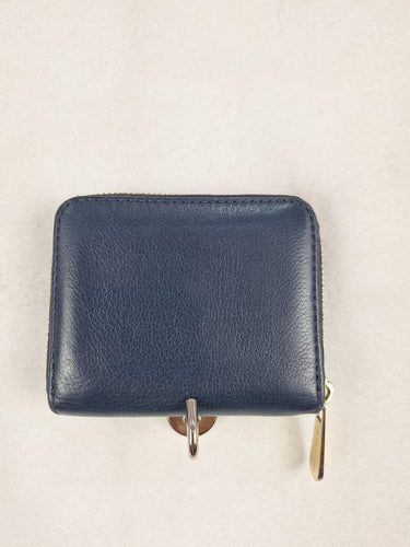 Michael Kors Navy Small Zip up Wallet Size None by SwapUp-Online Second Hand Store-Online Thrift Store