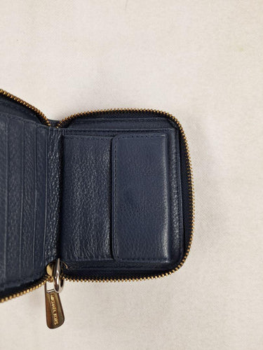 Michael Kors Navy Small Zip up Wallet Size None by SwapUp-Online Second Hand Store-Online Thrift Store