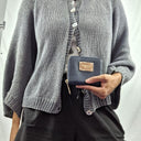 Michael Kors Navy Small Zip up Wallet Size None by SwapUp-Online Second Hand Store-Online Thrift Store