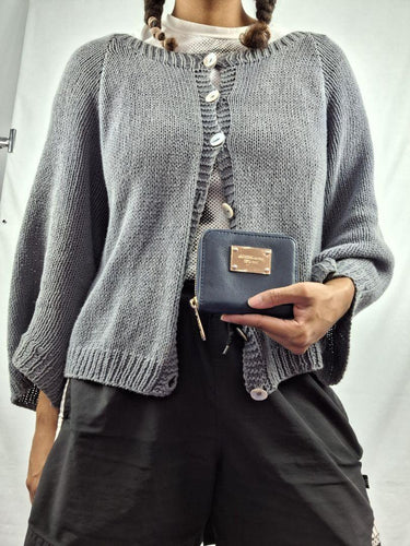 Michael Kors Navy Small Zip up Wallet Size None by SwapUp-Online Second Hand Store-Online Thrift Store